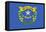 Nevada State Flag-Lantern Press-Framed Stretched Canvas