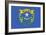 Nevada State Flag-Lantern Press-Framed Art Print