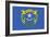 Nevada State Flag-Lantern Press-Framed Art Print