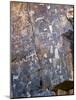 Nevada. Usa. Petroglyphs on Limestone. Arrow Canyon, Mojave Desert-Scott T. Smith-Mounted Photographic Print
