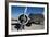 Nevada, Yerington, Twin Beech Display at Yerington Municipal Airport-Bernard Friel-Framed Photographic Print