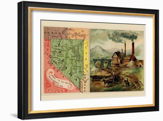 Nevada-Arbuckle Brothers-Framed Art Print