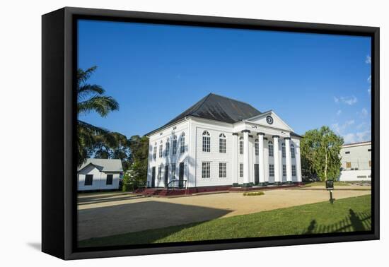 Neveh Shalom Synagogue, UNESCO World Heritage Site, Paramaribo, Surinam, South America-Michael Runkel-Framed Premier Image Canvas
