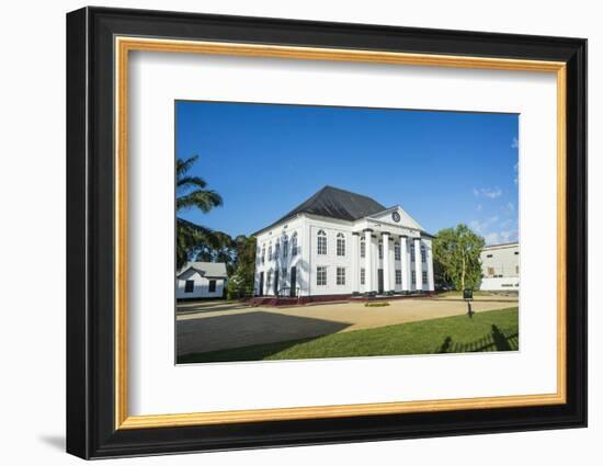 Neveh Shalom Synagogue, UNESCO World Heritage Site, Paramaribo, Surinam, South America-Michael Runkel-Framed Photographic Print