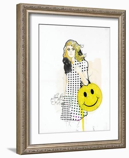 Never Been So Happy-Mydeadpony-Framed Art Print