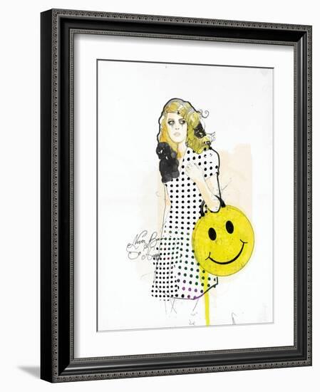 Never Been So Happy-Mydeadpony-Framed Art Print