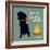 Never Camp Alone-Dog is Good-Framed Art Print