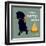 Never Camp Alone-Dog is Good-Framed Art Print