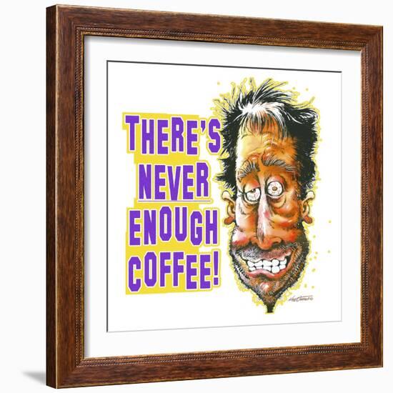 Never Enough Coffee-Nate Owens-Framed Giclee Print