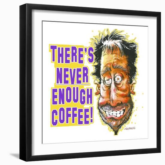 Never Enough Coffee-Nate Owens-Framed Giclee Print