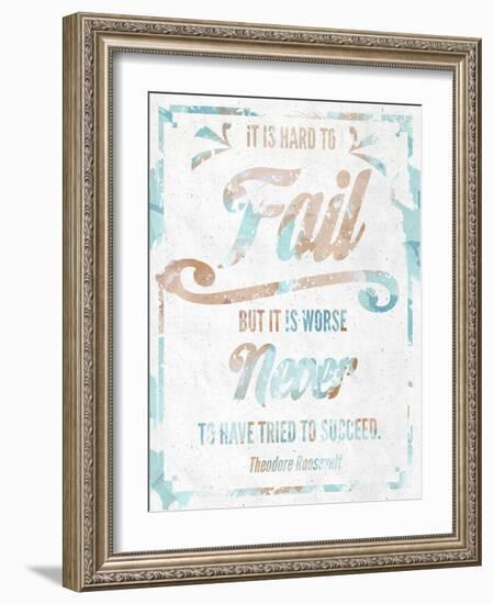 Never Fail I-SD Graphics Studio-Framed Art Print