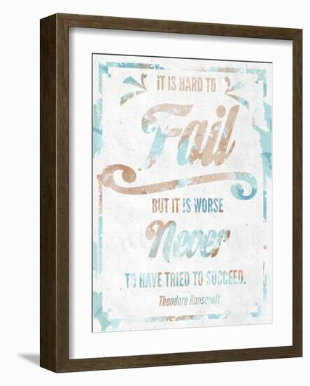 Never Fail I-SD Graphics Studio-Framed Art Print