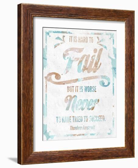 Never Fail I-SD Graphics Studio-Framed Art Print