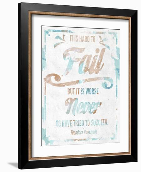 Never Fail I-SD Graphics Studio-Framed Art Print