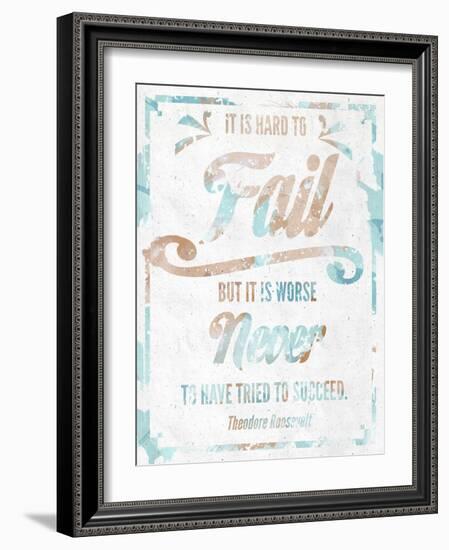 Never Fail I-SD Graphics Studio-Framed Art Print