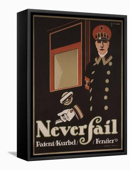 Never Fail Windows, 1911-Hans Rudi Erdt-Framed Premier Image Canvas