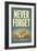 Never Forget - Snack Cakes Plastic Sign-null-Framed Art Print