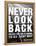 Never Look Back-Walter Bibikow-Framed Stretched Canvas