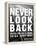 Never Look Back-Walter Bibikow-Framed Stretched Canvas