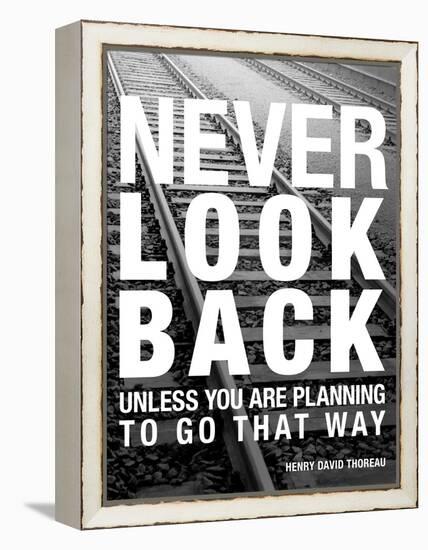 Never Look Back-Walter Bibikow-Framed Stretched Canvas