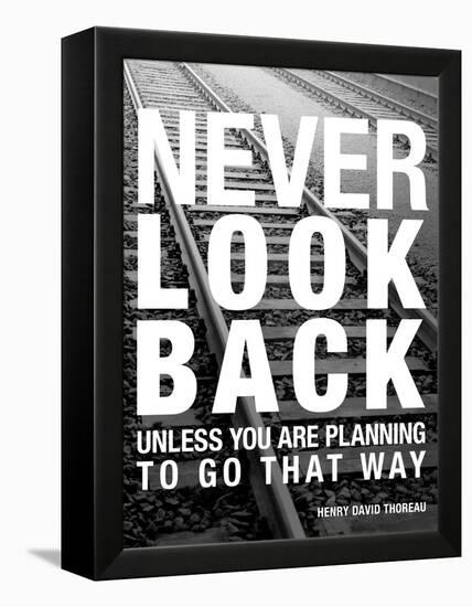 Never Look Back-Walter Bibikow-Framed Stretched Canvas