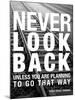 Never Look Back-Walter Bibikow-Mounted Art Print