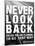 Never Look Back-Walter Bibikow-Mounted Art Print