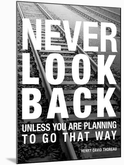 Never Look Back-Walter Bibikow-Mounted Art Print