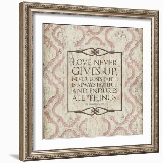 Never Loses Faith-Jace Grey-Framed Art Print