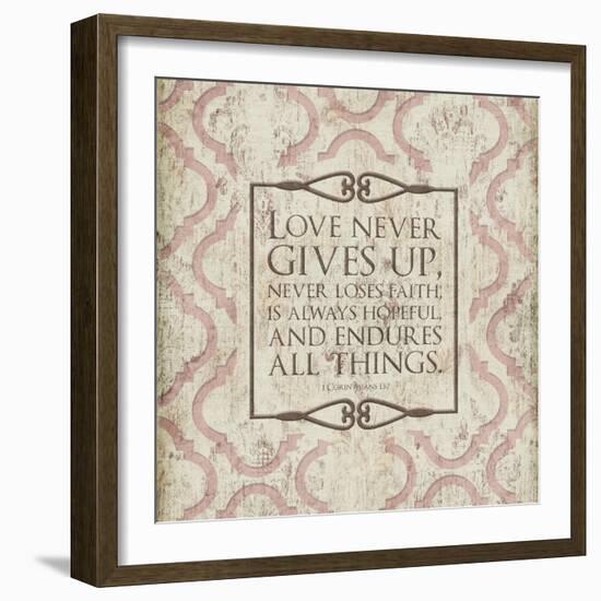 Never Loses Faith-Jace Grey-Framed Art Print