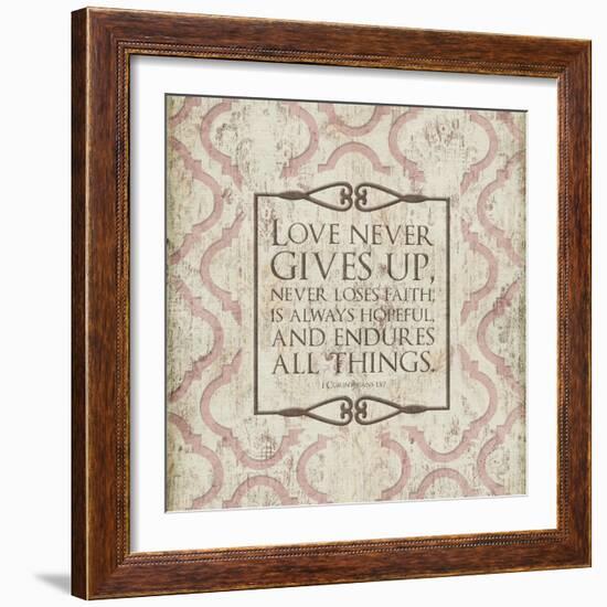 Never Loses Faith-Jace Grey-Framed Art Print