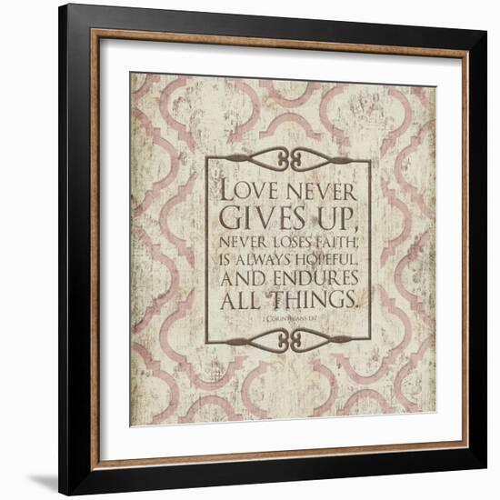 Never Loses Faith-Jace Grey-Framed Art Print