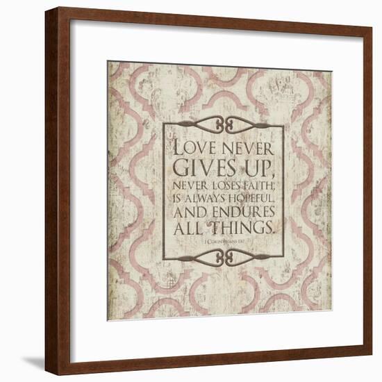 Never Loses Faith-Jace Grey-Framed Art Print