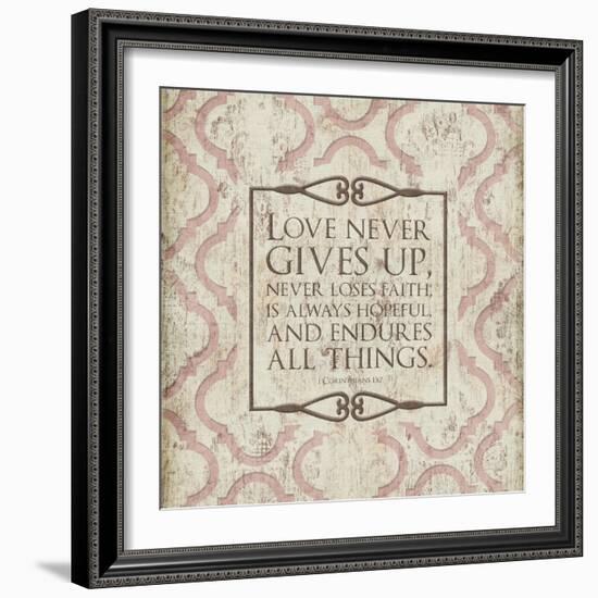 Never Loses Faith-Jace Grey-Framed Art Print