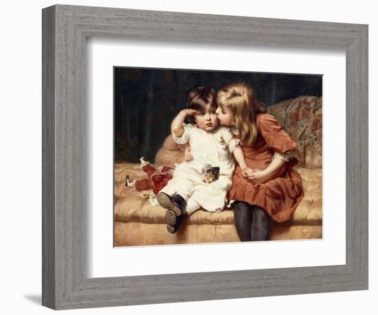 Never Mind!, 1884-Frederick Morgan-Framed Giclee Print