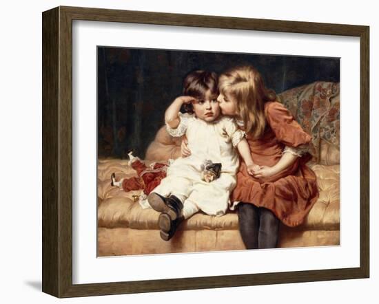 Never Mind!, 1884-Frederick Morgan-Framed Giclee Print