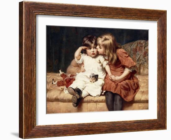 Never Mind!, 1884-Frederick Morgan-Framed Giclee Print