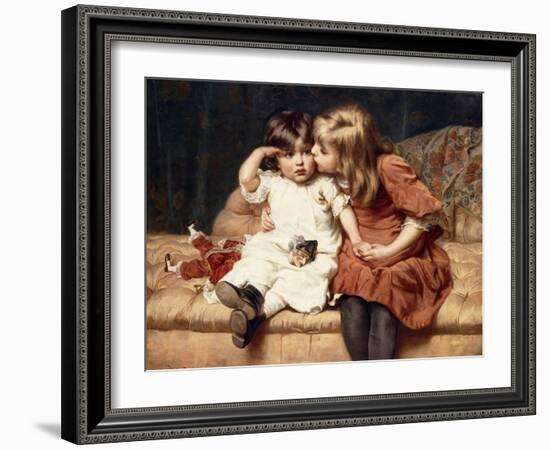 Never Mind!, 1884-Frederick Morgan-Framed Giclee Print