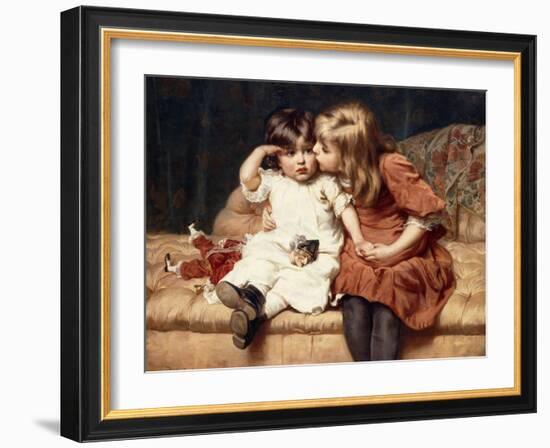 Never Mind!, 1884-Frederick Morgan-Framed Giclee Print