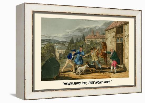 Never Mind'Em… They Won't Hurt-Henry Thomas Alken-Framed Stretched Canvas