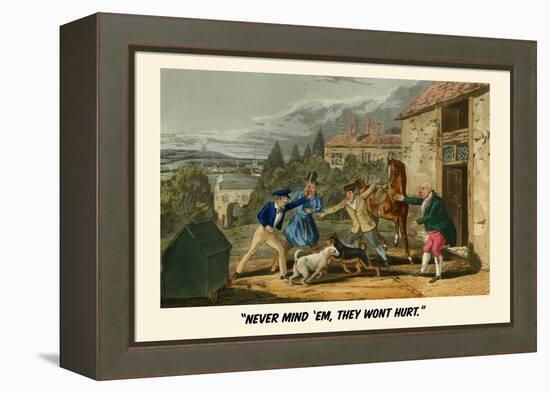 Never Mind'Em… They Won't Hurt-Henry Thomas Alken-Framed Stretched Canvas