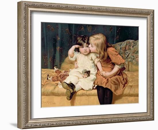 "Never Mind", from a Pears Annual, 1884-Frederick Morgan-Framed Giclee Print