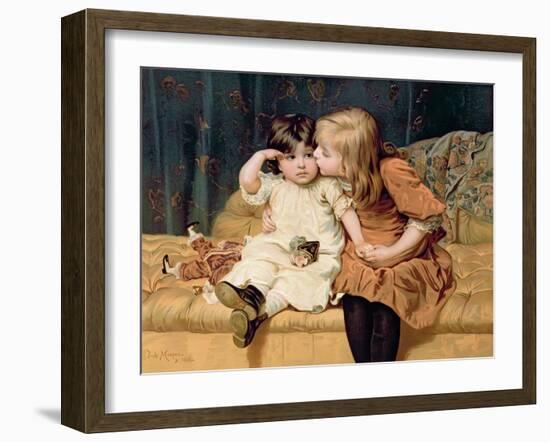 "Never Mind", from a Pears Annual, 1884-Frederick Morgan-Framed Giclee Print