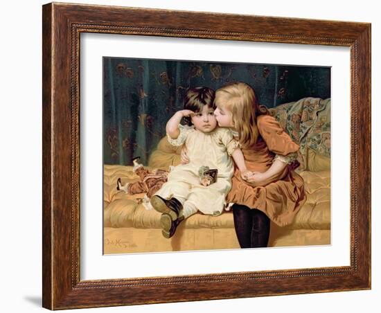 "Never Mind", from a Pears Annual, 1884-Frederick Morgan-Framed Giclee Print