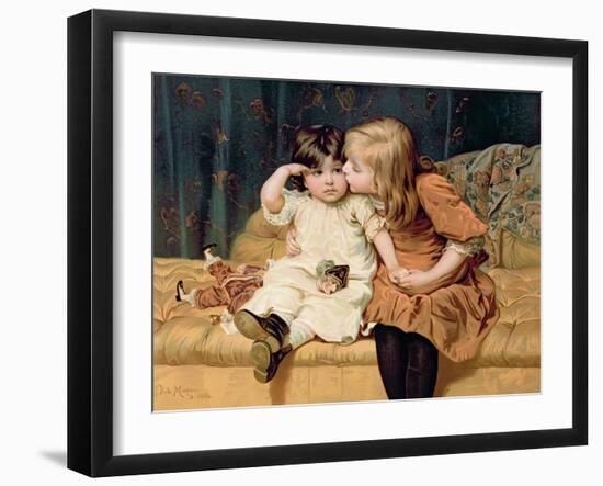 "Never Mind", from a Pears Annual, 1884-Frederick Morgan-Framed Giclee Print