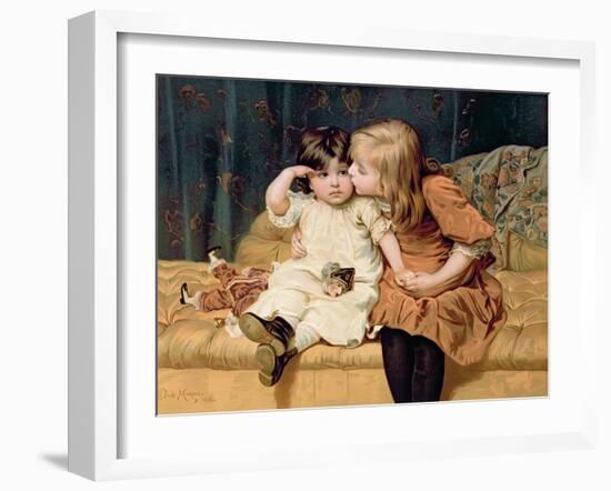"Never Mind", from a Pears Annual, 1884-Frederick Morgan-Framed Giclee Print