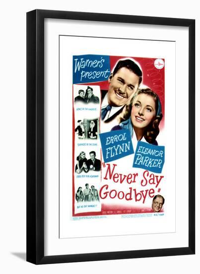 Never Say Goodbye - Movie Poster Reproduction-null-Framed Premium Giclee Print