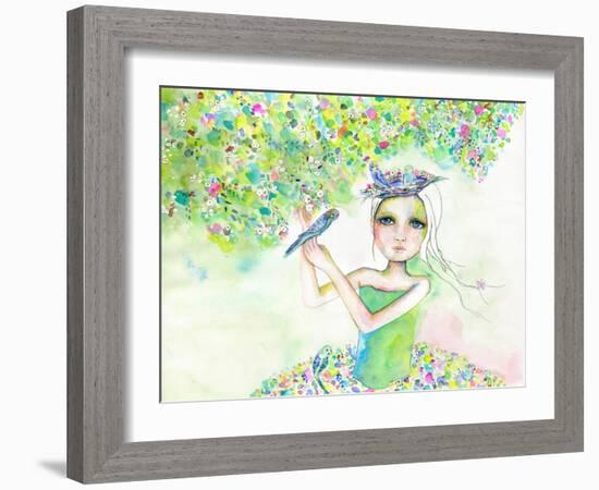 Never Silence the Songbird-Wyanne-Framed Giclee Print