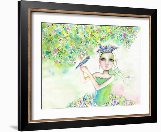 Never Silence the Songbird-Wyanne-Framed Giclee Print