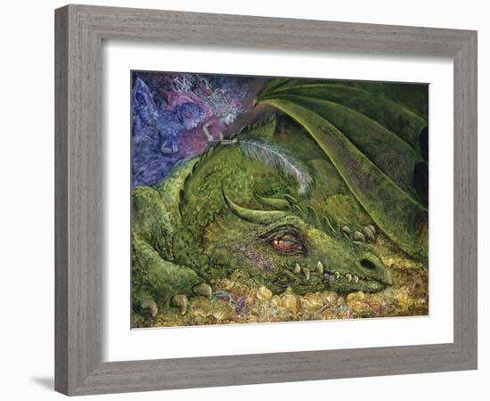 Never Tickle A Sleeping Dragon-Josephine Wall-Framed Giclee Print